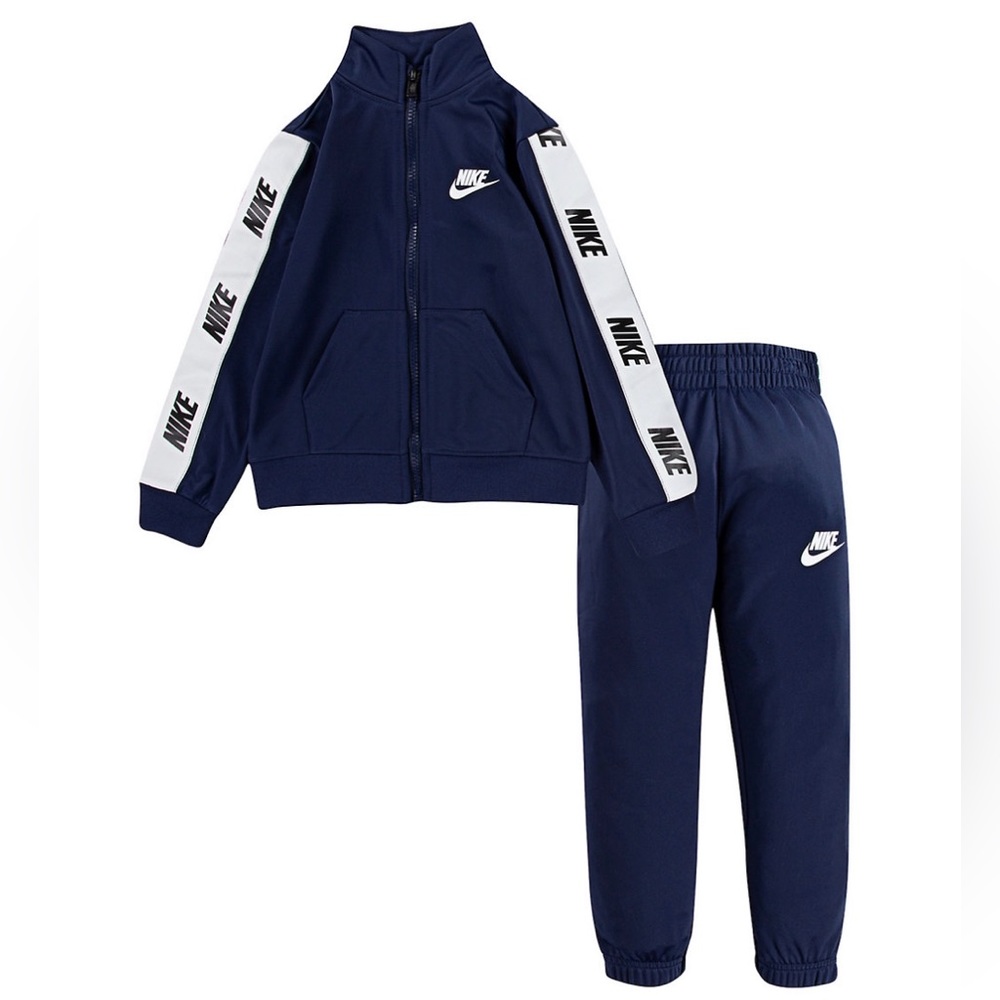 Toddler Nike Logo Taping Style Jacket & Pants Set